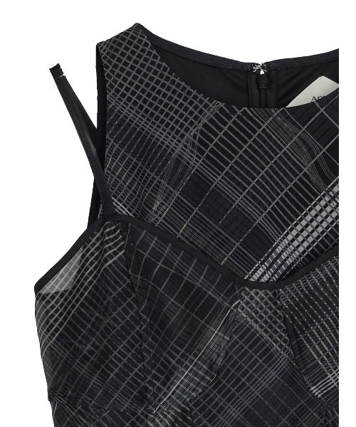 Ameri（アメリ）の「MEDI STRAIN CHECK DRESS（ワンピース・レディース・ピンク/マルチ/ブラック・MEDIUM/SMALL）」の20枚目の写真