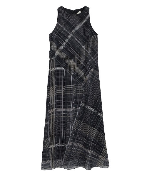 NEEDLE CHECK DRESS AMERI アメリ Ameri（アメリ）の「NEEDLE CHECK DRESS（ワンピース）」 - WEAR