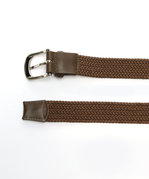 417 EDIFICE（フォーワンセブンエディフィス）の「メッシュゴアベルト（ベルト・メンズ・ブラック/ブラウン・80/90/100）」の5枚目の写真