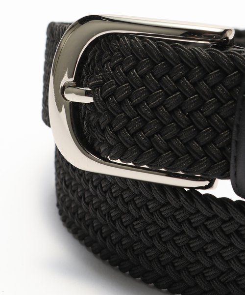 417 EDIFICE（フォーワンセブンエディフィス）の「メッシュゴアベルト（ベルト・メンズ・ブラック/ブラウン・80/90/100）」の4枚目の写真