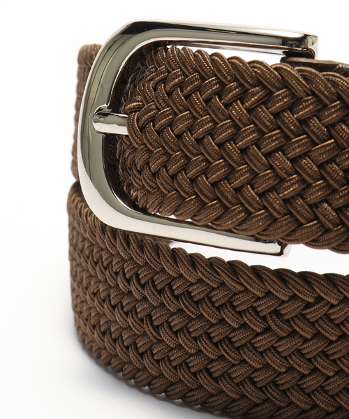 417 EDIFICE（フォーワンセブンエディフィス）の「メッシュゴアベルト（ベルト・メンズ・ブラック/ブラウン・80/90/100）」の3枚目の写真