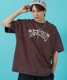 天竺 ロゴ刺繍 半袖Tシャツ