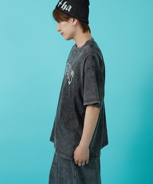 improves(インプローブス)の「天竺 ロゴ刺繍 半袖Tシャツ(Tシャツ/カットソー・メンズ・ブラウン/ピンク/ブラック・MEDIUM/LARGE)」の5枚目の写真