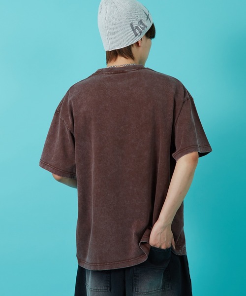 improves(インプローブス)の「天竺 ロゴ刺繍 半袖Tシャツ(Tシャツ/カットソー・メンズ・ブラウン/ピンク/ブラック・MEDIUM/LARGE)」の10枚目の写真