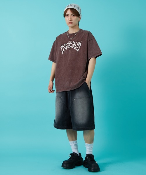 improves(インプローブス)の「天竺 ロゴ刺繍 半袖Tシャツ(Tシャツ/カットソー・メンズ・ブラウン/ピンク/ブラック・MEDIUM/LARGE)」の11枚目の写真