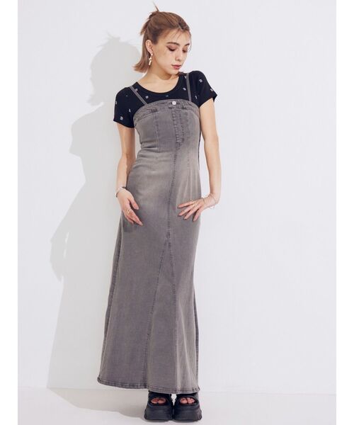 EVRIS（エヴリス）の「エンブロイダリーショートTシャツ（Tシャツ/カットソー・レディース・レッド/ホワイト/ブラック/カーキ・FREE）」の20枚目の写真