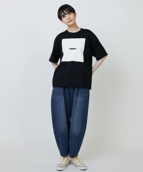 FRAPBOIS（フラボア）の「テンジンサインT（Tシャツ/カットソー・レディース・ブラック/ホワイト・1/2）」の22枚目の写真