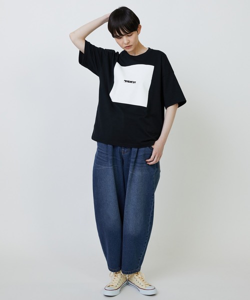 FRAPBOIS（フラボア）の「テンジンサインT（Tシャツ/カットソー・レディース・ブラック/ホワイト・1/2）」の7枚目の写真