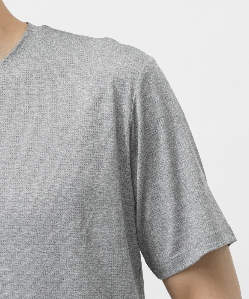 TIGORA(ティゴラ)の「ティゴラ TIGORA iCOOL 接触冷感UV Tシャツ(Tシャツ/カットソー・メンズ・ブラック・4L/SS/S/M/L/LL/3L)」の2枚目の写真