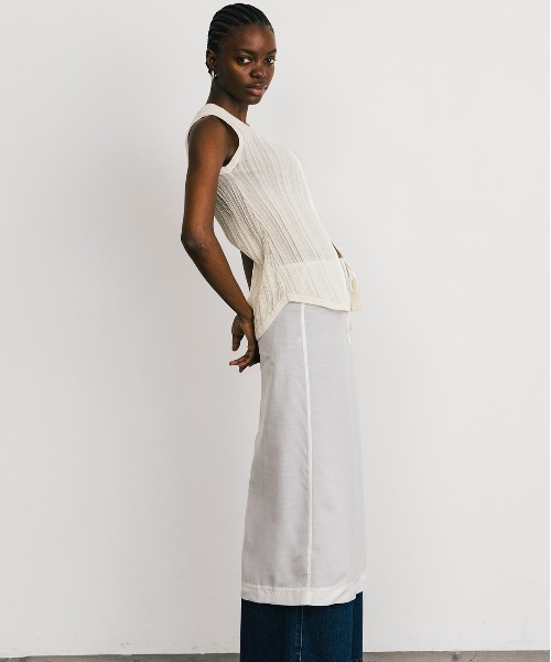 tシャツ EURO HOOK SHEER RIB TOP/ユーロホックシアーリブトップ レディース EURO HOOK SHEER RIB TOP/ユーロホックシアーリブトップ（T