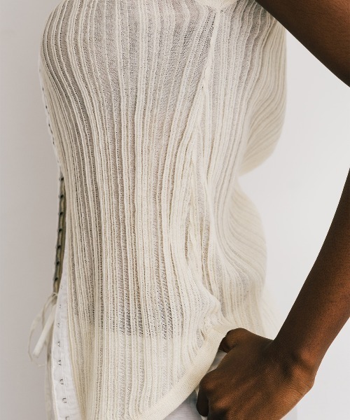 tシャツ EURO HOOK SHEER RIB TOP/ユーロホックシアーリブトップ レディース EURO HOOK SHEER RIB TOP/ユーロホックシアーリブトップ（T
