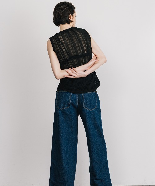tシャツ EURO HOOK SHEER RIB TOP/ユーロホックシアーリブトップ レディース EURO HOOK SHEER RIB TOP/ユーロホックシアーリブトップ（T