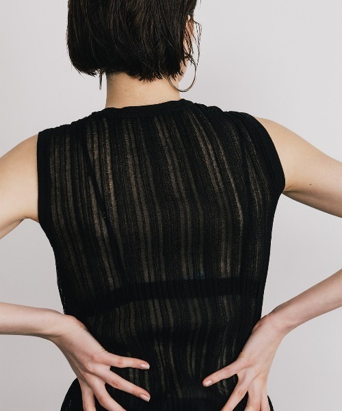 tシャツ EURO HOOK SHEER RIB TOP/ユーロホックシアーリブトップ レディース EURO HOOK SHEER RIB TOP/ユーロホックシアーリブトップ（T