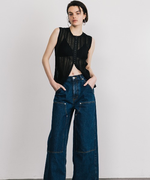 tシャツ EURO HOOK SHEER RIB TOP/ユーロホックシアーリブトップ レディース EURO HOOK SHEER RIB TOP/ユーロホックシアーリブトップ（T