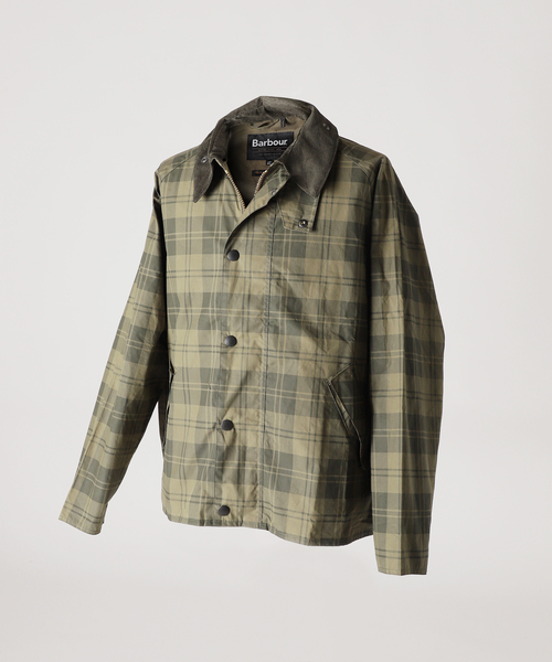 Barbour バブアー ブルゾン カーキ 36(S位) 4211625F0035 BARBOUR / バブアー】トランスポート タータンチェック ノン
