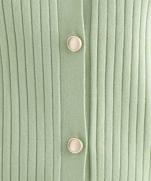 THE SHOP TK (ザ ショップ ティーケー )の「リブニットポロシャツ【洗濯機OK】(ニット/セーター・レディース・ブラック/グリーン系/アイボリー・12/13)」の17枚目の写真