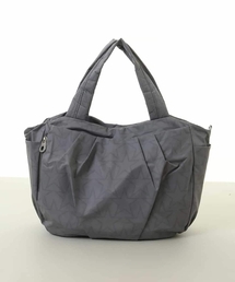 MK MICHEL KLEIN（エムケーミッシェルクラン）の「[2WAY/A4収納可]スター柄タックデザイントートバッグ（トートバッグ）」
