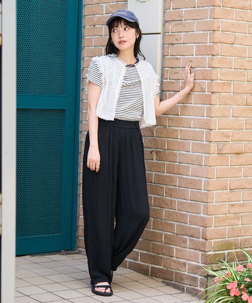 jessie✦新品✦マークアンドロナ✦25年春夏モックネック&パンツセット 楽天市場】【 X-girl Stages エックスガール ステージス
