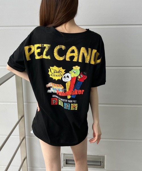 セール】バックプリントPEZドルマンTシャツ（Tシャツ/カットソー