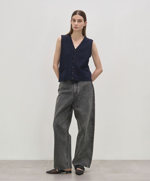 INSCRIRE/アンスクリア】Color Denim Balloon Pants/デニム