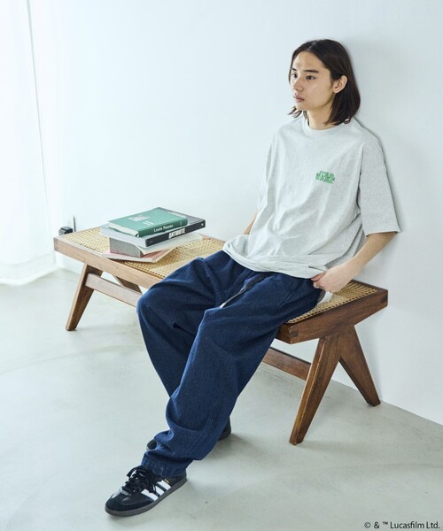 FREAK'S STORE(フリークスストア)の「限定展開 STARWARS/スター・ウォーズ 別注 ビッグシルエット バックプリントTシャツ / Jedi(Tシャツ/カットソー・メンズ・アッシュグレー/ブラック/ホワイト・LARGE/MEDIUM/SMALL)」の9枚目の写真