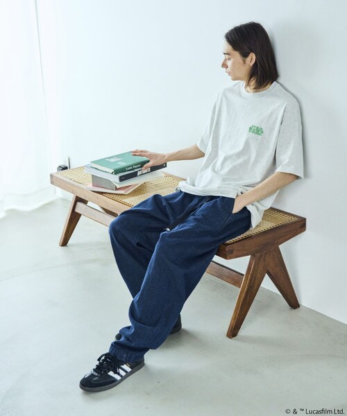 FREAK'S STORE(フリークスストア)の「限定展開 STARWARS/スター・ウォーズ 別注 ビッグシルエット バックプリントTシャツ / Jedi(Tシャツ/カットソー・メンズ・アッシュグレー/ブラック/ホワイト・LARGE/MEDIUM/SMALL)」の10枚目の写真