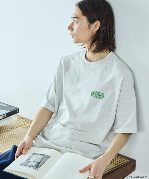 FREAK'S STORE(フリークスストア)の「限定展開 STARWARS/スター・ウォーズ 別注 ビッグシルエット バックプリントTシャツ / Jedi(Tシャツ/カットソー・メンズ・アッシュグレー/ブラック/ホワイト・LARGE/MEDIUM/SMALL)」の14枚目の写真
