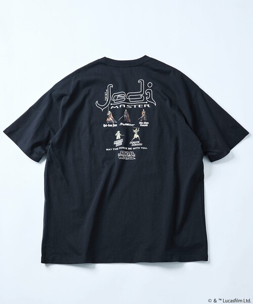 FREAK'S STORE(フリークスストア)の「限定展開 STARWARS/スター・ウォーズ 別注 ビッグシルエット バックプリントTシャツ / Jedi(Tシャツ/カットソー・メンズ・アッシュグレー/ブラック/ホワイト・LARGE/MEDIUM/SMALL)」の18枚目の写真