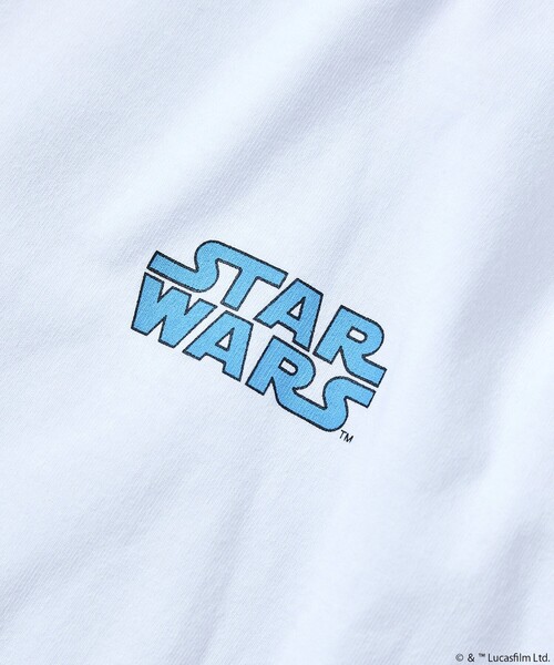 FREAK'S STORE(フリークスストア)の「限定展開 STARWARS/スター・ウォーズ 別注 ビッグシルエット バックプリントTシャツ / Jedi(Tシャツ/カットソー・メンズ・アッシュグレー/ブラック/ホワイト・LARGE/MEDIUM/SMALL)」の4枚目の写真