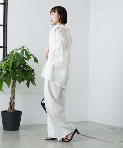 mystic（ミスティック）の「レースカバーオール（カバーオール・レディース・オレンジ/オフホワイト・FREE）」の8枚目の写真