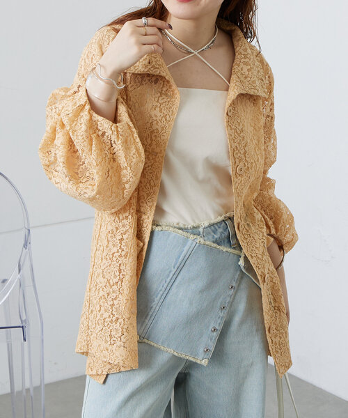 mystic（ミスティック）の「レースカバーオール（カバーオール・レディース・オレンジ/オフホワイト・FREE）」の20枚目の写真