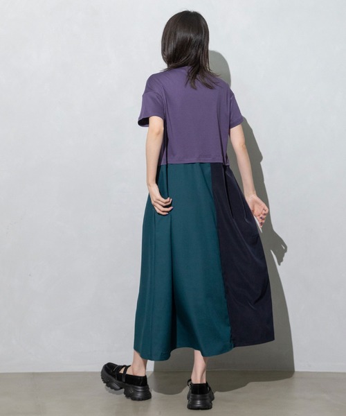 MARECHAL TERRE(マルシャルテル)の「ジョイントフリルワンピース(ワンピース・レディース・ブラック/ダークパープル/カーキ/ネイビー・MEDIUM)」の6枚目の写真