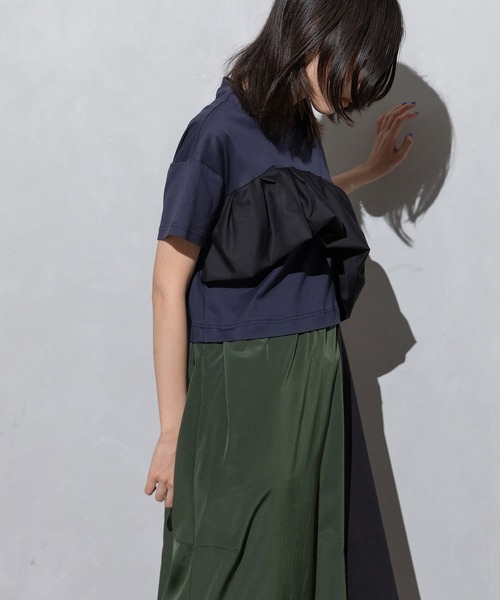 MARECHAL TERRE(マルシャルテル)の「ジョイントフリルワンピース(ワンピース・レディース・ブラック/ダークパープル/カーキ/ネイビー・MEDIUM)」の12枚目の写真