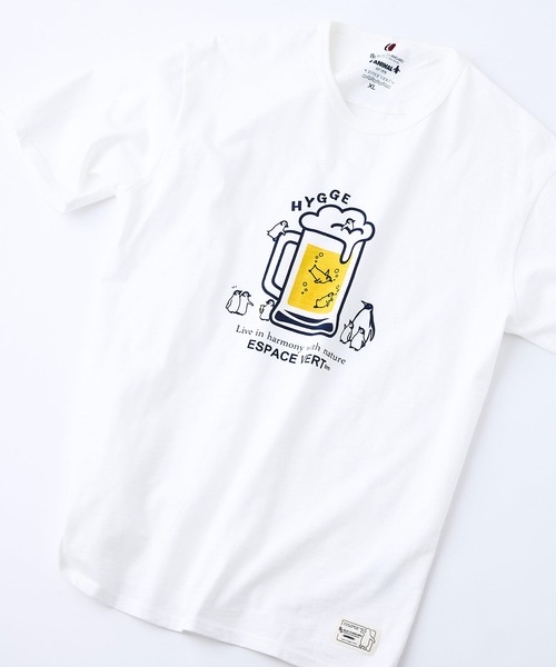 Blue Standard （ブルースタンダード）の「【Blue Standard/ブルースタンダード】スラブコットン アニマルプリント Tシャツ（Tシャツ/カットソー・メンズ・その他2/その他1/その他・X-LARGE/LARGE/MEDIUM）」の2枚目の写真