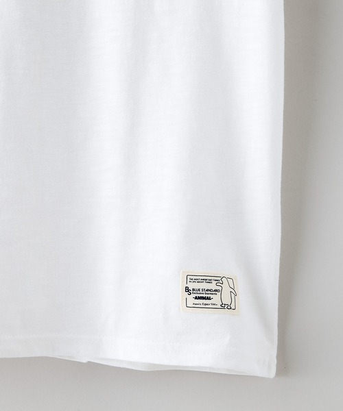 Blue Standard （ブルースタンダード）の「【Blue Standard/ブルースタンダード】スラブコットン アニマルプリント Tシャツ（Tシャツ/カットソー・メンズ・その他2/その他1/その他・X-LARGE/LARGE/MEDIUM）」の13枚目の写真