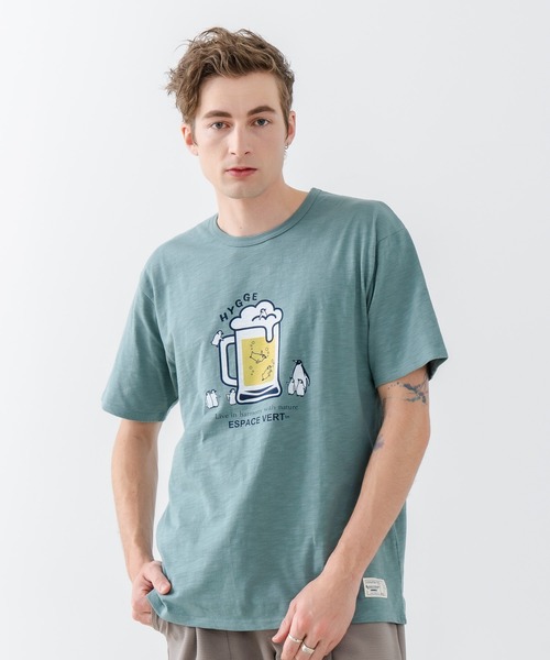 Blue Standard （ブルースタンダード）の「【Blue Standard/ブルースタンダード】スラブコットン アニマルプリント Tシャツ（Tシャツ/カットソー・メンズ・その他2/その他1/その他・X-LARGE/LARGE/MEDIUM）」の14枚目の写真