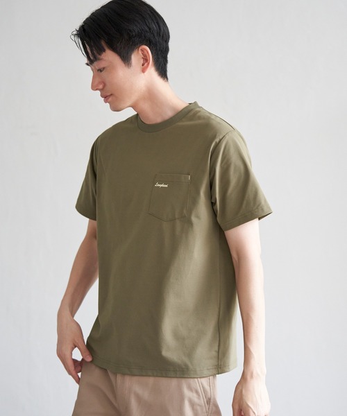 ikka（イッカ）の「速乾COOLポケットプリントTシャツ（Tシャツ/カットソー・メンズ・ホワイト/ライム/ピンク/ネイビー/ブラック/グレー・M/L/XL/S）」の12枚目の写真