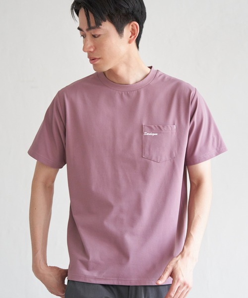 ikka（イッカ）の「速乾COOLポケットプリントTシャツ（Tシャツ/カットソー・メンズ・ホワイト/ライム/ピンク/ネイビー/ブラック/グレー・M/L/XL/S）」の15枚目の写真