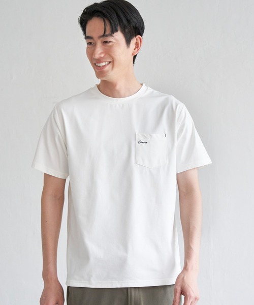 ikka（イッカ）の「速乾COOLポケットプリントTシャツ（Tシャツ/カットソー・メンズ・ホワイト/ライム/ピンク/ネイビー/ブラック/グレー・M/L/XL/S）」の18枚目の写真