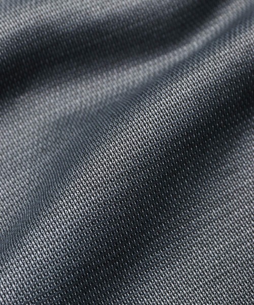 The DUFFER of ST.GEORGE（ザダファーオブセントジョージ）の「COOLFIBER PLATING SHIRT TYPE POLO：速乾・防シワ COOLFIBER 台衿付 ビジカジ 綺麗目 シャツタイプ ポロシャツ（ポロシャツ・メンズ・ホワイト/ブラック/ネイビー/ブルー・SMALL/LARGE/X-LARGE/MEDIUM）」の8枚目の写真