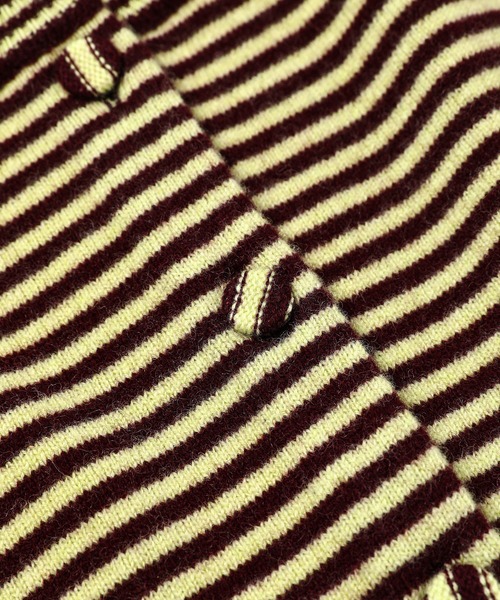 TAN(タン)の「CASHMERE STRIPED KNIT VEST WITH LONG SCARF(ベスト・レディース・その他・FREE)」の5枚目の写真