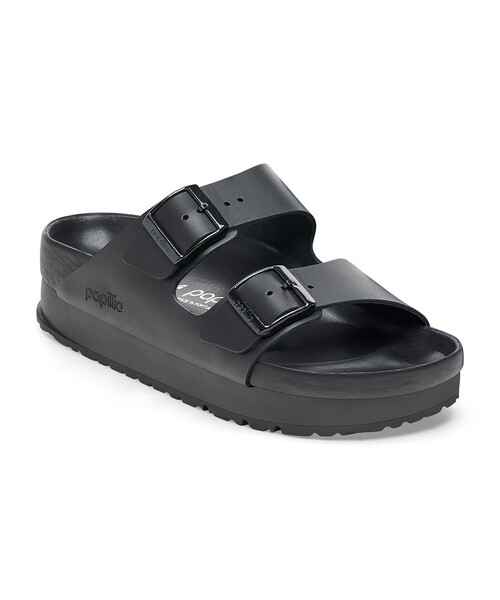 美品 ビルケンシュトック アリゾナ プラットフォーム レザー サンダル 厚底 BIRKENSTOCK(ビルケンシュトック)】Arizona Flex Platform EXQ