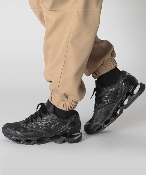 MIZUNO（ミズノ　）の「MIZUNO/ミズノ メンズ レディース スニーカー 韓国 クッション WAVE PROPHECY LS D1GA333701（スニーカー・メンズ・ブラック・23.5cm/24.0cm/24.5cm/25.0cm/26.0cm/26.5cm/27.0cm/27.5cm/28.0cm/23.0cm）」の8枚目の写真