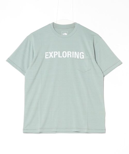 THE NORTH FACE(ザノースフェイス)の「ザ ノース フェイス THE NORTH FACE S/S FLASHDRY 3D Tee_ショートスリーブフラッシュドライスリーディーティー(Tシャツ/カットソー・メンズ・ブラウン/グリーン/チャコールグレー・SS/S/M/L/XL)」の3枚目の写真
