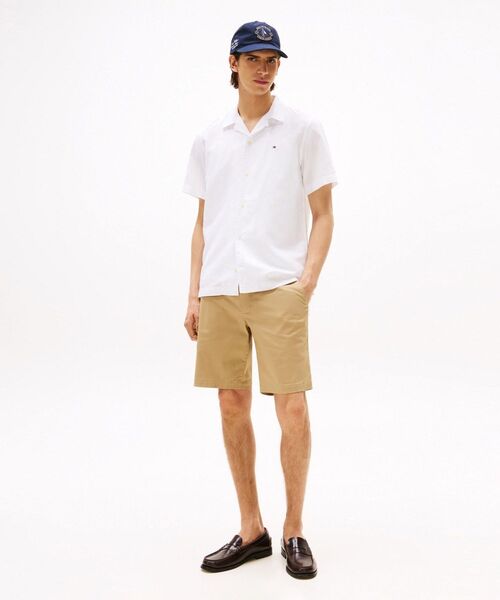 TOMMY HILFIGER(トミーヒルフィガー)の「リネンブレンドソリッドショートスリーブシャツ(シャツ/ブラウス・メンズ・ピンク/ホワイト/ネイビー・LARGE/MEDIUM/X-LARGE/SMALL)」の13枚目の写真