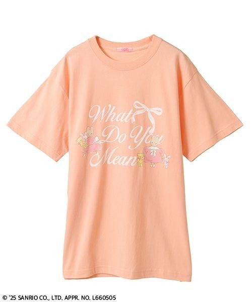 Candy Stripper（キャンディストリッパー）の「【MARRONCREAM】WHAT DO YOU MEAN Tシャツ（Tシャツ/カットソー・レディース・サーモンピンク/ライトベージュ・FREE）」の12枚目の写真
