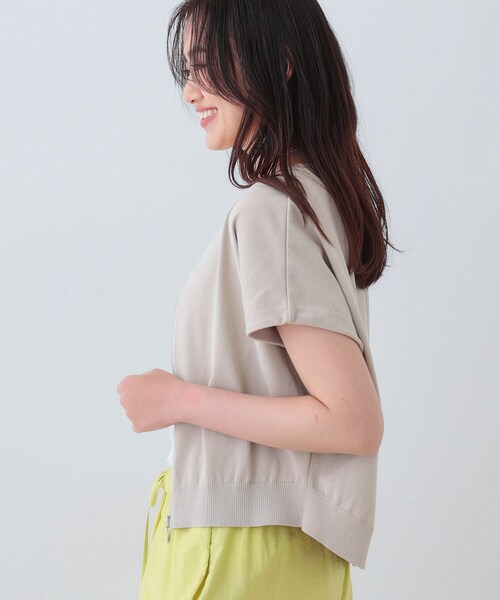 セール】【洗える】ブルゾン風ジップニットベスト（ニット
