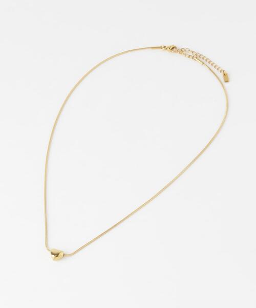 SMELLY(スメリー)の「ステンレスハートトップネックレス(ネックレス・レディース・ゴールド・-)」の6枚目の写真