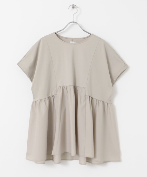 URBAN RESEARCH DOORS（アーバンリサーチドアーズ）の「布帛切替ドルマンカットソー（Tシャツ/カットソー・レディース・ベージュ系その他/ネイビー・MEDIUM）」の15枚目の写真