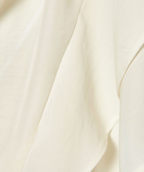 EMMEL REFINES(エメルリファインズ)の「<EMMEL REFINES>EM ネックフリル フレア ブラウス(シャツ/ブラウス・レディース・ホワイト/ブラック/ライラック・FREE)」の12枚目の写真